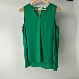 Pleione Sleeveless Emerald Blouse